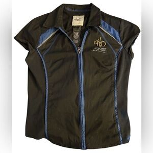 Harley-Davidson Black and Blue Collar Shirt